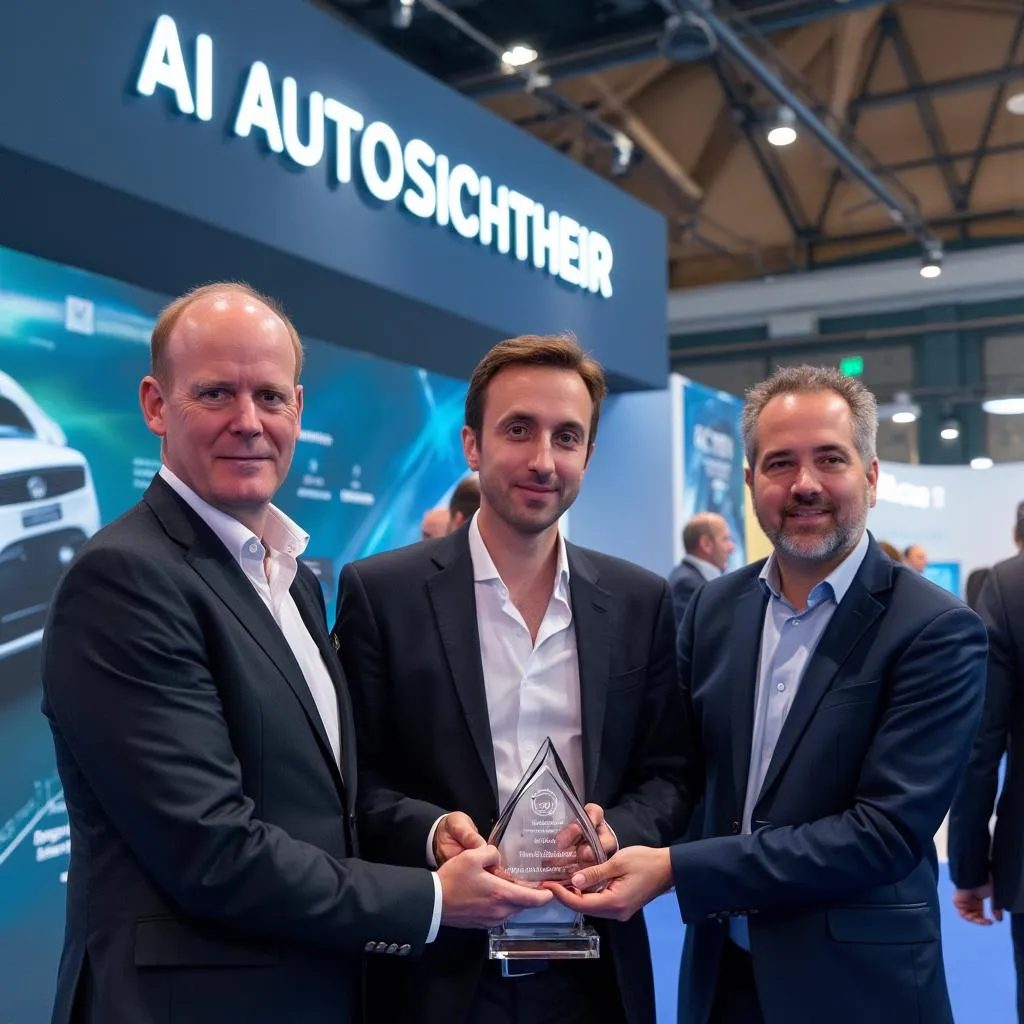 Preisverleihung für KI-AutoSicherheit auf europäischer Technologiemesse