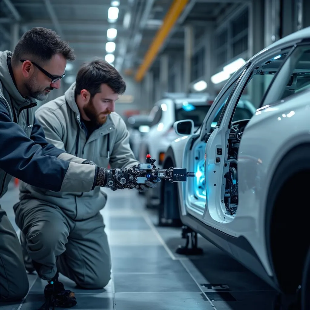 Integration von KI in Fahrzeugsysteme